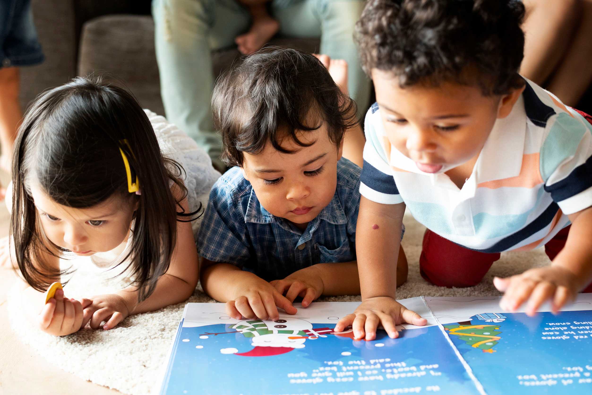 Toddlers reading