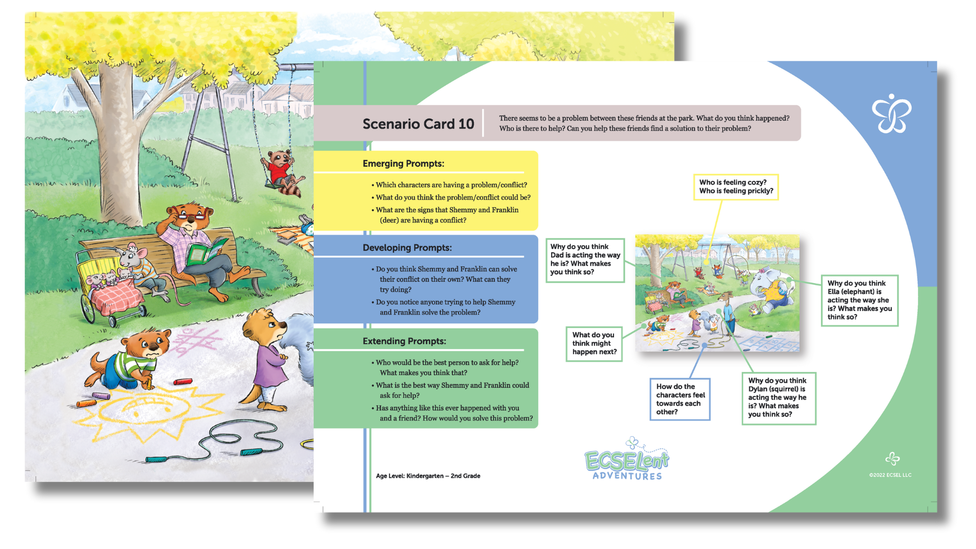 EA Scenario Card 10 k-2 front and back