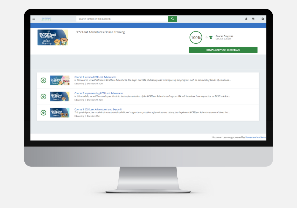 Social Emotional Online Training