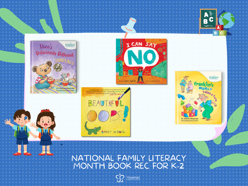 National family literacy month book Rec for K-2
