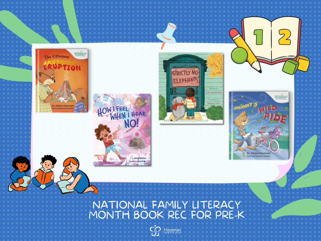 National family literacy month book Rec for PreK