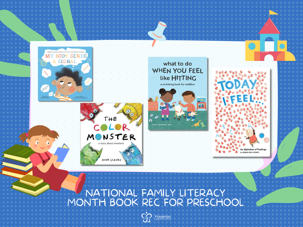 National family literacy month book Rec for Preschool