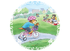 Shemmy's Wild Ride - shemmy riding bike with training wheels