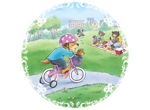 Shemmy's Wild Ride - shemmy riding bike with training wheels